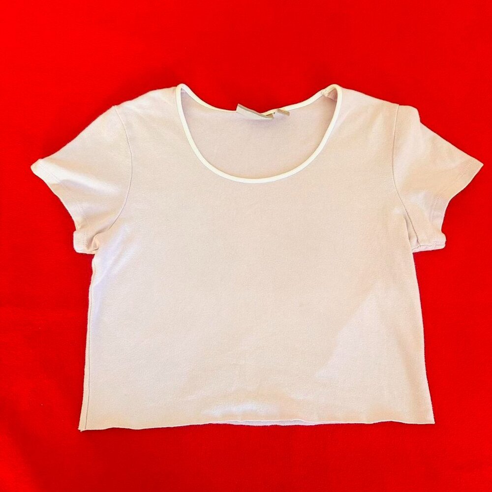 vintage pastel purple top